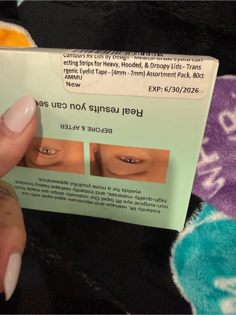 Contours eyelid strips NIB‎ assorted 80ct
